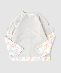 FAF（フェイク アス フラワーズ）の「FAF (FAKE AS FLOWERS) / フェイク アズ フラワーズ DOUBLE SLEEVE TEE（Tシャツ/カットソー）」