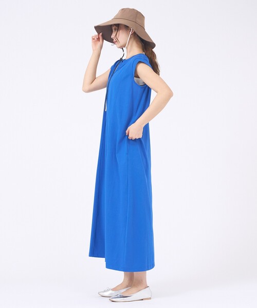 abahouse mavie(アバハウスマヴィ)の「【UVカット】ラスターワイドブリムハット(ハット・レディース・モカ/ブラック・フリー)」の5枚目の写真