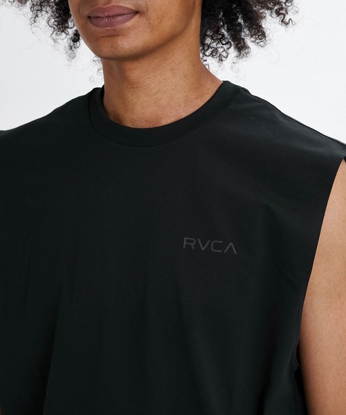 RVCA(ルーカ)の「RVCA STARIGHT WAY SFTT(タンクトップ・メンズ・ブラック/ホワイト・L/M)」の7枚目の写真