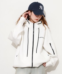 FLASH PACKER（フラッシュパッカー）の「エアテンション ダンボールニット ジップパーカー（パーカー）」