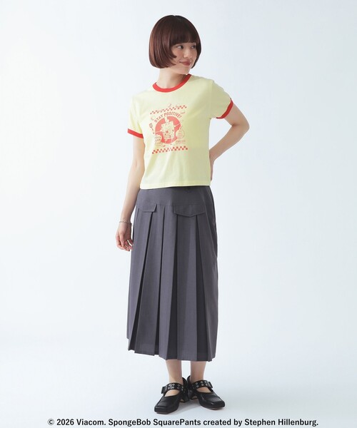 Ray BEAMS（レイビームス）の「【8/6 再値下げ】【別注】GOOD ROCK SPEED / Sponge Bob 半袖 Tシャツ（Tシャツ/カットソー・レディース・ブルー/イエロー・ONE SIZE）」の3枚目の写真