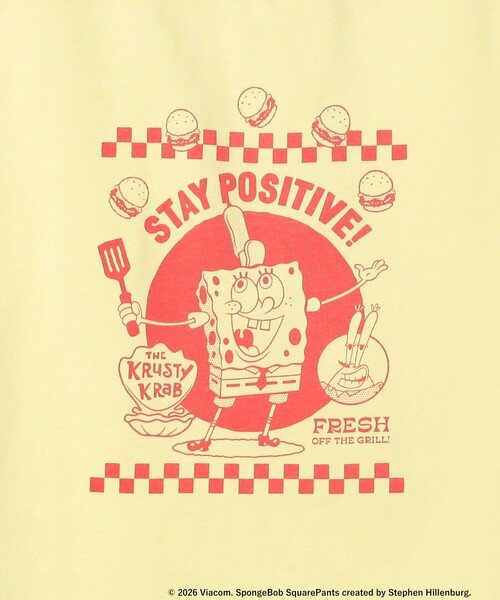 Ray BEAMS（レイビームス）の「【8/6 再値下げ】【別注】GOOD ROCK SPEED / Sponge Bob 半袖 Tシャツ（Tシャツ/カットソー・レディース・ブルー/イエロー・ONE SIZE）」の9枚目の写真