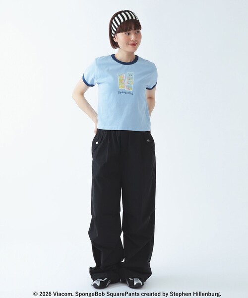 Ray BEAMS（レイビームス）の「【8/6 再値下げ】【別注】GOOD ROCK SPEED / Sponge Bob 半袖 Tシャツ（Tシャツ/カットソー・レディース・ブルー/イエロー・ONE SIZE）」の15枚目の写真