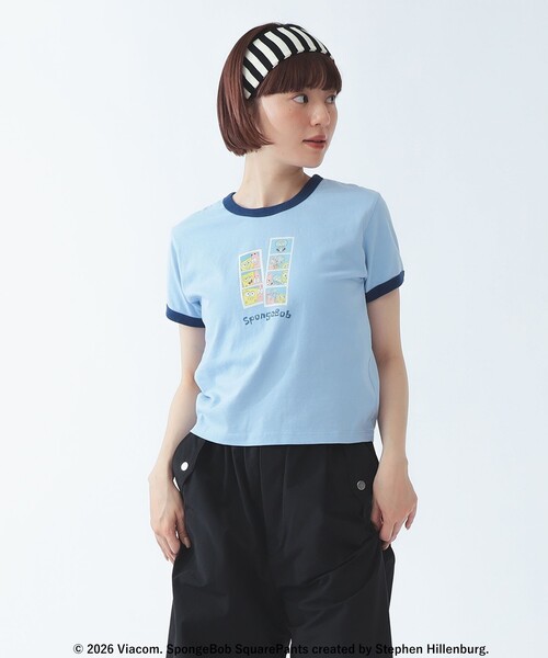 Ray BEAMS（レイビームス）の「【8/6 再値下げ】【別注】GOOD ROCK SPEED / Sponge Bob 半袖 Tシャツ（Tシャツ/カットソー・レディース・ブルー/イエロー・ONE SIZE）」の18枚目の写真