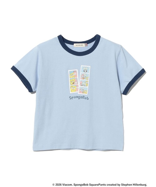 Ray BEAMS（レイビームス）の「【8/6 再値下げ】【別注】GOOD ROCK SPEED / Sponge Bob 半袖 Tシャツ（Tシャツ/カットソー・レディース・ブルー/イエロー・ONE SIZE）」の19枚目の写真