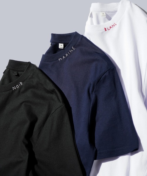 THRIFTY LOOK(スリフティールック)の「TRIFTY LOOK スリフティルック / NECK LOGO CREATOR SS TEE(Tシャツ/カットソー・メンズ・ネイビー/ブラック/ホワイト・MEDIUM/X-LARGE/LARGE)」の8枚目の写真