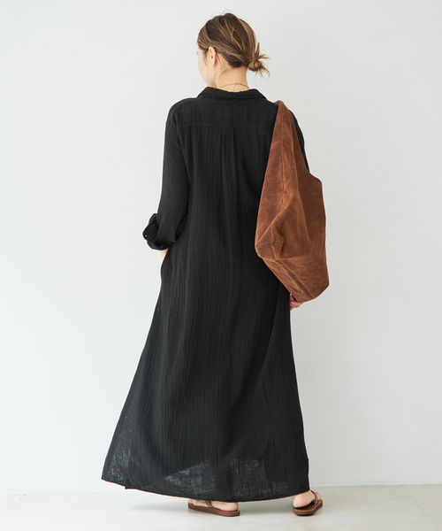 Deuxieme Classe(ドゥーズィエムクラス)の「【XIRENA/キセレナ】BODEN DRESS(ワンピース・レディース・ブラック・FREE)」の6枚目の写真