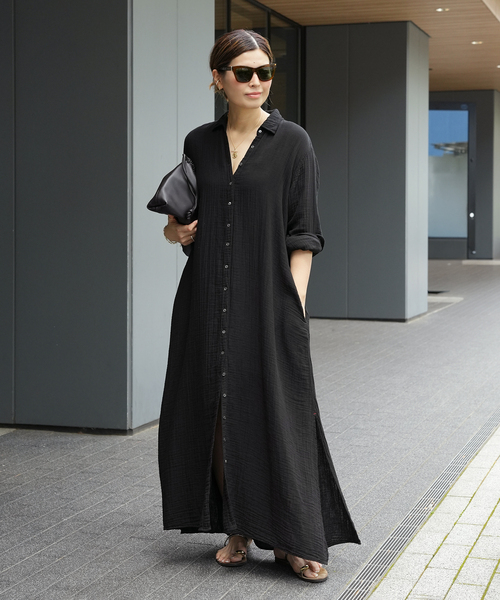 Deuxieme Classe(ドゥーズィエムクラス)の「【XIRENA/キセレナ】BODEN DRESS(ワンピース・レディース・ブラック・FREE)」の9枚目の写真