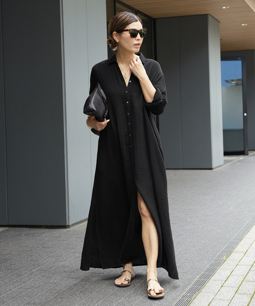 Deuxieme Classe(ドゥーズィエムクラス)の「【XIRENA/キセレナ】BODEN DRESS(ワンピース・レディース・ブラック・FREE)」の10枚目の写真