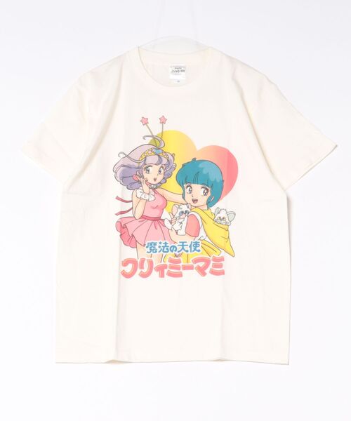 Rendez-Vous(ランデヴー)の「【 魔法の天使 クリィミーマミ 】 プリントTシャツB 26S4(Tシャツ/カットソー・レディース・ブラック/アイボリー・LARGE/MEDIUM)」の1枚目の写真