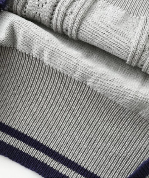 LA POMME petit(ラポミ・プチ)の「Preppy Summer Knit(Tシャツ/カットソー・レディース・グレー/ホワイト・FREE)」の6枚目の写真
