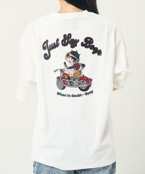 BETTYバイクTEE(M1)（Tシャツ/カットソー）｜BETTY BOOP（ベティ