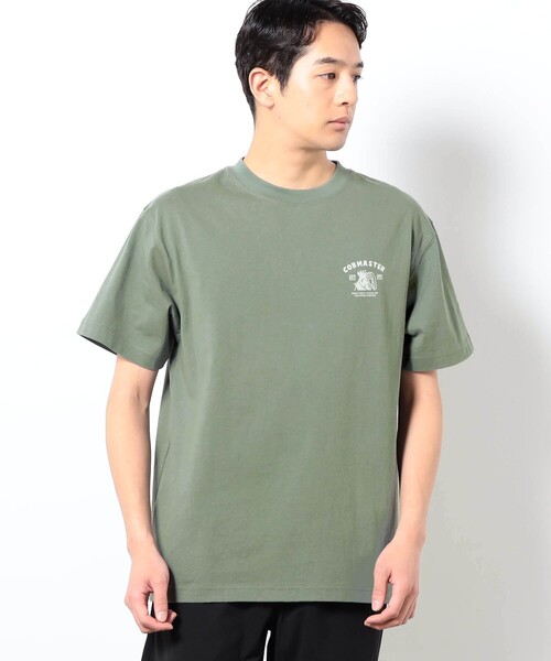 COBMASTER(コブマスター)の「Cobmaster(コブマスター)ベーシックバックロゴTシャツ(Tシャツ/カットソー・メンズ・カーキ/ホワイト/ベージュ/ブラック・M/L)」の4枚目の写真