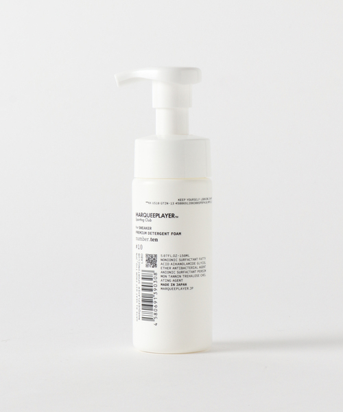 MARQUEE PLAYER(マーキープレイヤー)の「MARQUEE PLAYER For SNEAKER PREMIUM DETERGENT FOAM #10(シューケア用品・メンズ・その他・FREE)」の1枚目の写真