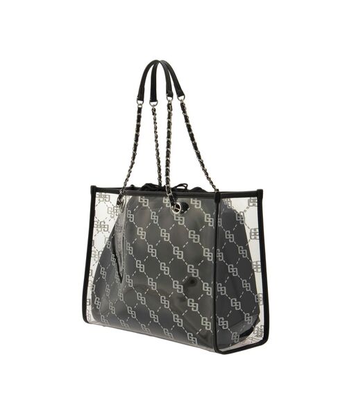 GYDA(ジェイダ)の「GG glitter print clearトートBAG(トートバッグ・レディース・ブラック/シルバー/ピンク・FREE)」の10枚目の写真
