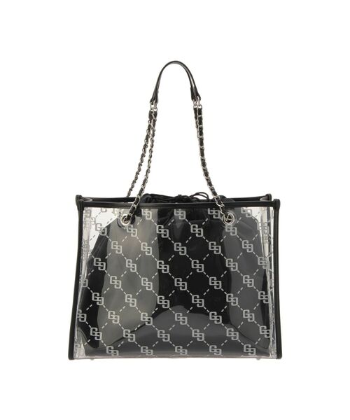 GYDA(ジェイダ)の「GG glitter print clearトートBAG(トートバッグ・レディース・ブラック/シルバー/ピンク・FREE)」の11枚目の写真