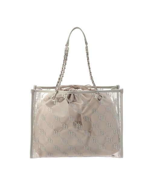 GYDA(ジェイダ)の「GG glitter print clearトートBAG(トートバッグ・レディース・ブラック/シルバー/ピンク・FREE)」の21枚目の写真
