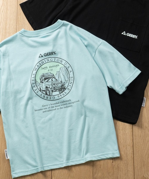 GERRY(ジェリー)の「【30】〔GERRY/ジェリー〕ドライコットン アソートデザイン 5分袖Tシャツ 吸水速乾(Tシャツ/カットソー・キッズ・ブラック系1/ブルー系2/ブラック系2/ブルー系1・140/160/150)」の3枚目の写真