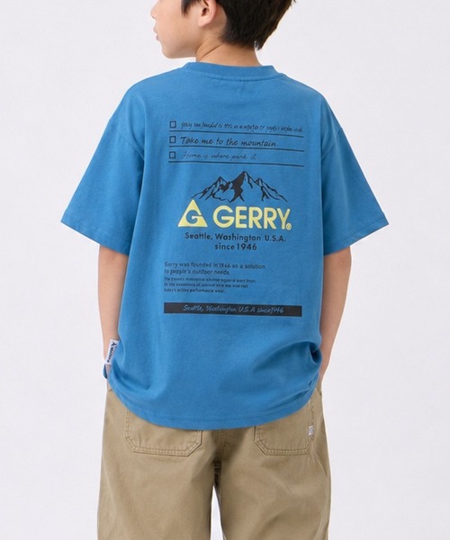 GERRY(ジェリー)の「【30】〔GERRY/ジェリー〕ドライコットン アソートデザイン 5分袖Tシャツ 吸水速乾(Tシャツ/カットソー・キッズ・ブラック系1/ブルー系2/ブラック系2/ブルー系1・140/160/150)」の4枚目の写真