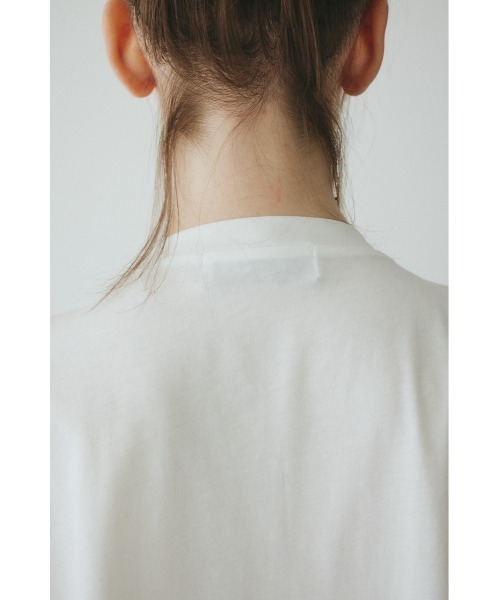 HeRIN.CYE(ヘリンドットサイ)の「A line ruffle tops / Aラインラッフルトップス(Tシャツ/カットソー・レディース・ブラック/ホワイト・FREE)」の12枚目の写真