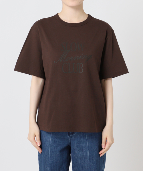 U by SPICK&SPAN（ユーバイスピックアンドスパン）の「《3点セット》Two Tシャツ/レーススカーフ SET（Tシャツ/カットソー・レディース・チャコールグレー/ホワイト/ブラウン・FREE）」の17枚目の写真
