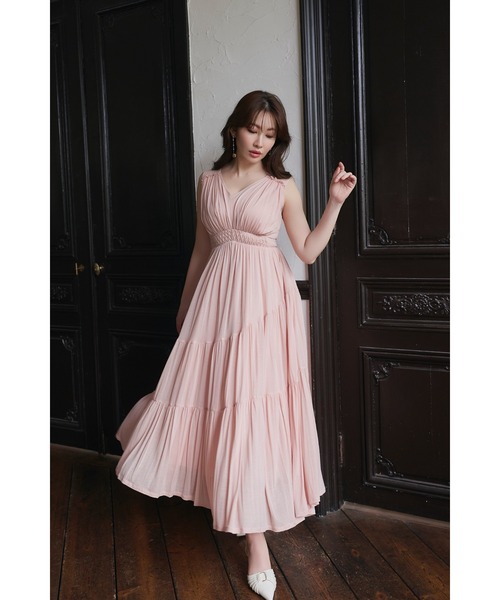 Phoebe Tiered Long Dress（ワンピース）｜Her lip to（ハーリップ