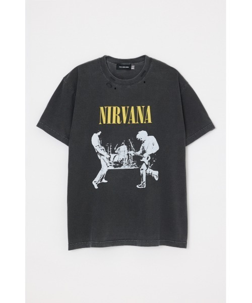GOOD ROCK SPEED(グッドロックスピード)の「NIRVANA CRUSH Tシャツ(Tシャツ/カットソー・レディース・ブラック・FREE)」の1枚目の写真