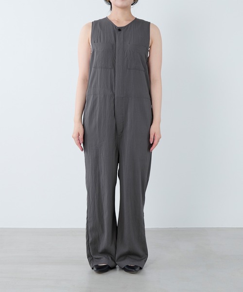MICA&DEAL(マイカ&ディール)の「ハイツイストサロペット(サロペット/オーバーオール・レディース・ベージュ/グレー・36)」の21枚目の写真