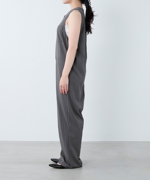 MICA&DEAL(マイカ&ディール)の「ハイツイストサロペット(サロペット/オーバーオール・レディース・ベージュ/グレー・36)」の22枚目の写真