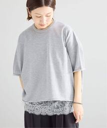 IENA（イエナ）の「《追加》LEVITA コットンハーフスリーブプルオーバー（ニット/セーター）」