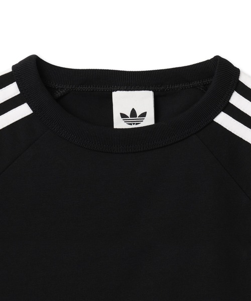 adidas(アディダス)の「adidas SST BABY TEE / アディダス SST ベビー Tシャツ(Tシャツ/カットソー・レディース・ブラック・S/M/L)」の3枚目の写真
