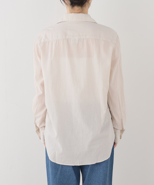 Frank&Eileen(フランクアンドアイリーン)の「Frank&Eileen/フランク&アイリーン cotton viole シャツ(シャツ/ブラウス・レディース・ベージュ・SMALL)」の3枚目の写真