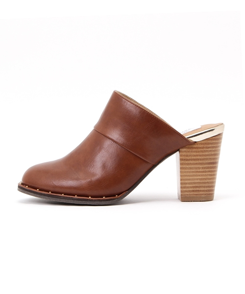 LE TALON(ルタロン)の「GRISE 8CMスタッズサボミュール◆(サンダル・レディース・ブラック/アイボリー/キャメル・36/37/35/37.5)」の4枚目の写真