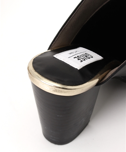 LE TALON(ルタロン)の「GRISE 8CMスタッズサボミュール◆(サンダル・レディース・ブラック/アイボリー/キャメル・36/37/35/37.5)」の10枚目の写真