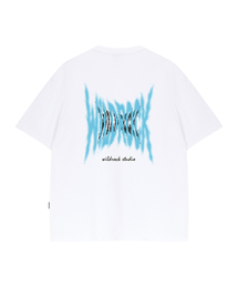 スパイクハーフトーン クールコットン オーバーサイズ 半袖Tシャツ