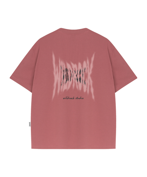 WILDROCK(ワイルドロック)の「スパイクハーフトーン クールコットン オーバーサイズ 半袖Tシャツ(Tシャツ/カットソー・メンズ・ホワイト/スカイブルー/ブラック/ピンク/イエロー/ブルー/チャコール・SMALL/MEDIUM/LARGE)」の7枚目の写真