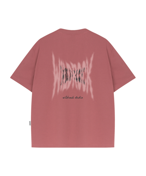 WILDROCK(ワイルドロック)の「スパイクハーフトーン クールコットン オーバーサイズ 半袖Tシャツ(Tシャツ/カットソー・メンズ・ホワイト/スカイブルー/ブラック/ピンク/イエロー/ブルー/チャコール・SMALL/MEDIUM/LARGE)」の11枚目の写真