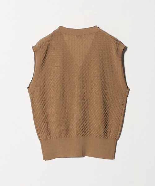 Steven Alan(スティーブンアラン)の「<Steven Alan>スクエア ジャガード ベスト(ニット/セーター・レディース・レッド/ブラック/ベージュ/オフホワイト・FREE)」の19枚目の写真