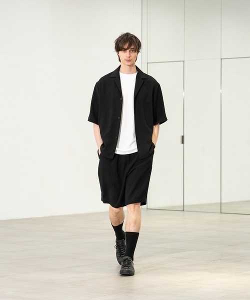 CITY TOKYO(シティトウキョウ)の「【CITY TOKYO】Multi-flex ワイドショーツ(その他パンツ・メンズ・ダークブラウン/ブラック・2/1)」の9枚目の写真