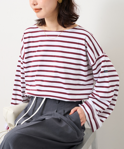 追加》LE MINOR/ルミノア SLOBE別注 ビッグボーダロンTEE（Tシャツ