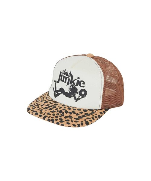 HYSTERIC GLAMOUR(ヒステリックグラマー)の「VINYL JUNKIE メッシュキャップ(キャップ・メンズ・ピンク/ブラウン/ブラック・FREE)」の3枚目の写真