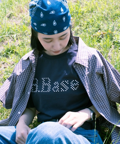 BROKEN BASE（ブロークンベース）の「B.Base puff dot Tee / B.Base パフドットTee（Tシャツ/カットソー・メンズ・ネイビー/カーキ/ブラック・MEDIUM/SMALL/LARGE）」の18枚目の写真