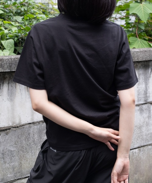 BROKEN BASE（ブロークンベース）の「B.Base puff dot Tee / B.Base パフドットTee（Tシャツ/カットソー・メンズ・ネイビー/カーキ/ブラック・MEDIUM/SMALL/LARGE）」の4枚目の写真