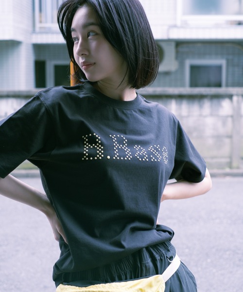 BROKEN BASE（ブロークンベース）の「B.Base puff dot Tee / B.Base パフドットTee（Tシャツ/カットソー・メンズ・ネイビー/カーキ/ブラック・MEDIUM/SMALL/LARGE）」の7枚目の写真