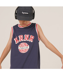 KRNR（クルナル）の「KIND ジュニアバスケットボールジャージ_チャコール（Tシャツ/カットソー）」