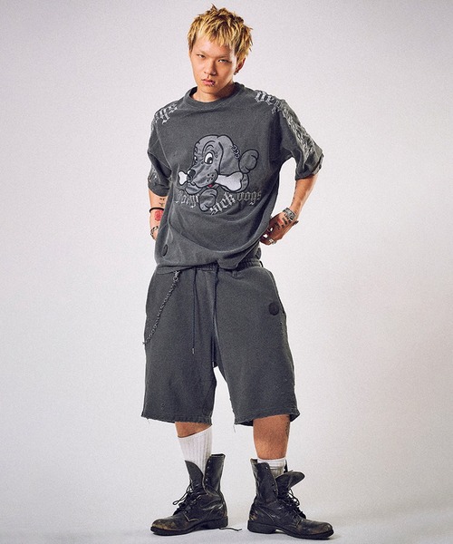 GALFY(ガルフィー)の「GALFY-病みに還りしショーパン(その他パンツ・メンズ・ホワイト/ブラック・L/XL)」の6枚目の写真