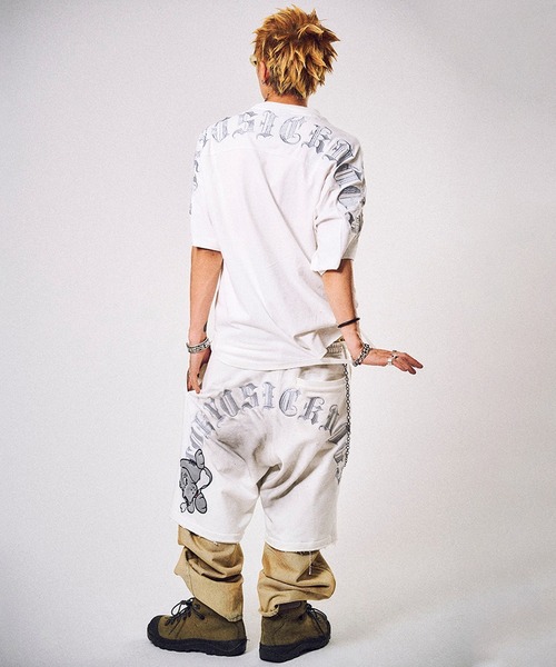 GALFY(ガルフィー)の「GALFY-病みに還りしショーパン(その他パンツ・メンズ・ホワイト/ブラック・L/XL)」の11枚目の写真