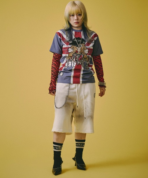 GALFY(ガルフィー)の「GALFY-病みに還りしショーパン(その他パンツ・メンズ・ホワイト/ブラック・L/XL)」の10枚目の写真