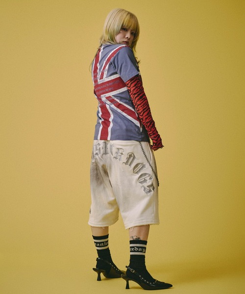 GALFY(ガルフィー)の「GALFY-病みに還りしショーパン(その他パンツ・メンズ・ホワイト/ブラック・L/XL)」の9枚目の写真