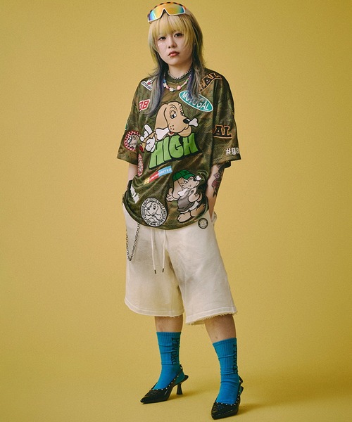 GALFY(ガルフィー)の「GALFY-病みに還りしショーパン(その他パンツ・メンズ・ホワイト/ブラック・L/XL)」の7枚目の写真
